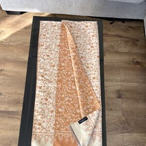 Marcus Adler Orange and Cream Scarf